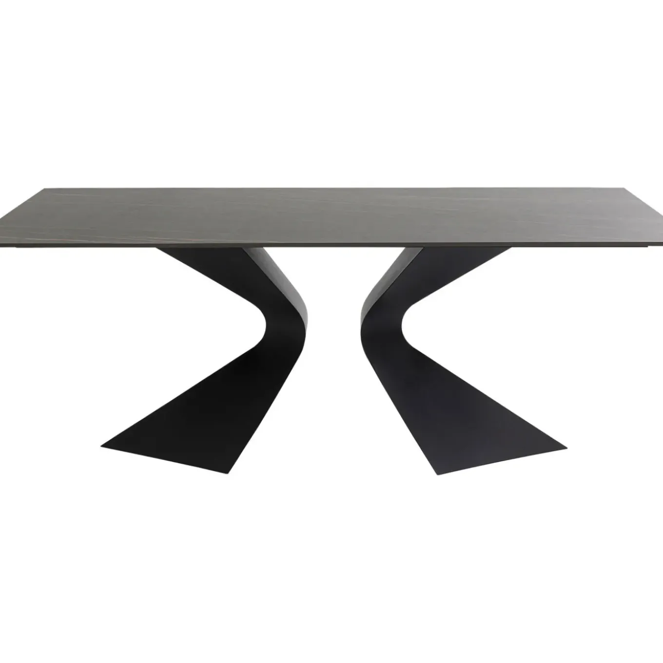 Table Gloria Noir Ceramique 200X100