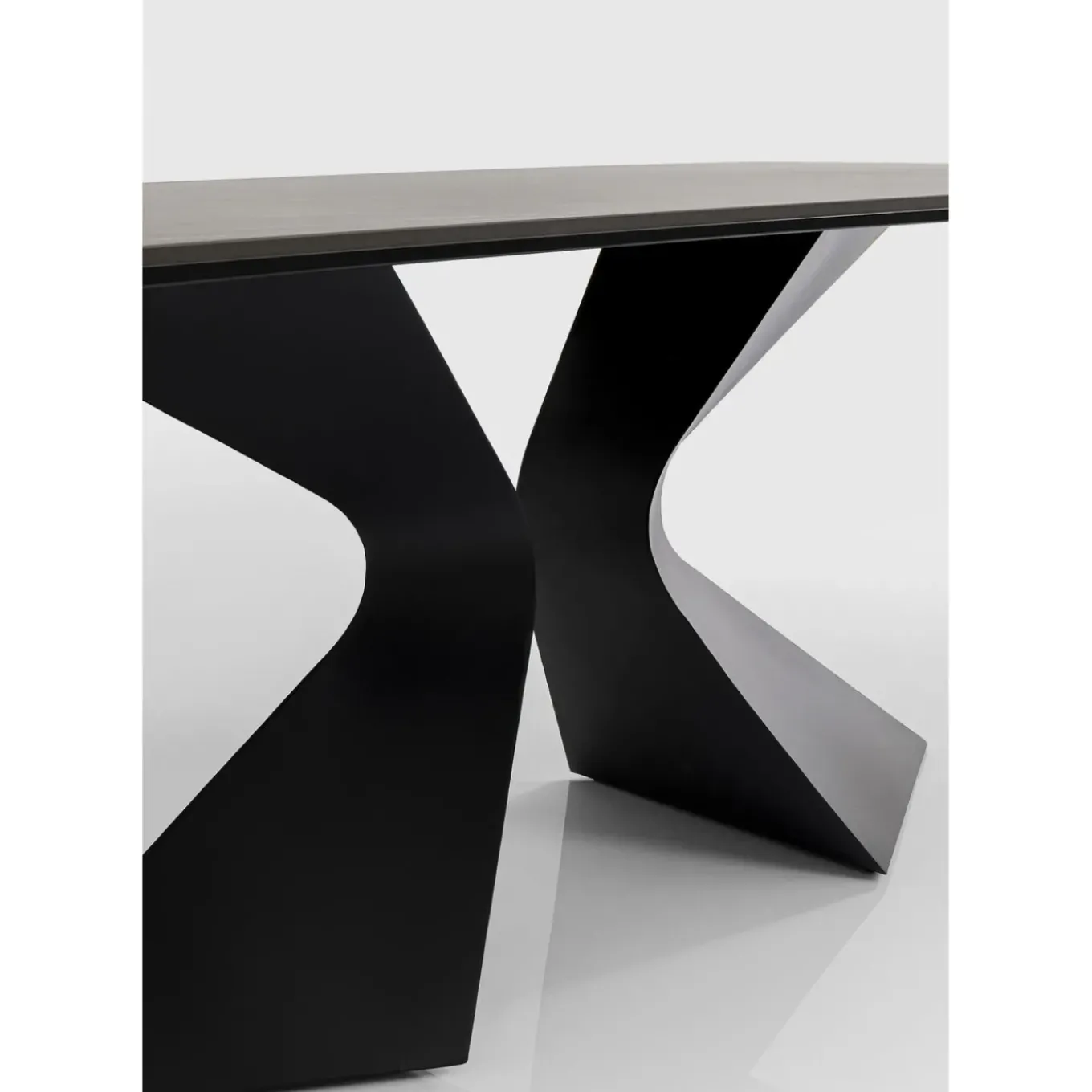 Table Gloria Noir Ceramique 200X100