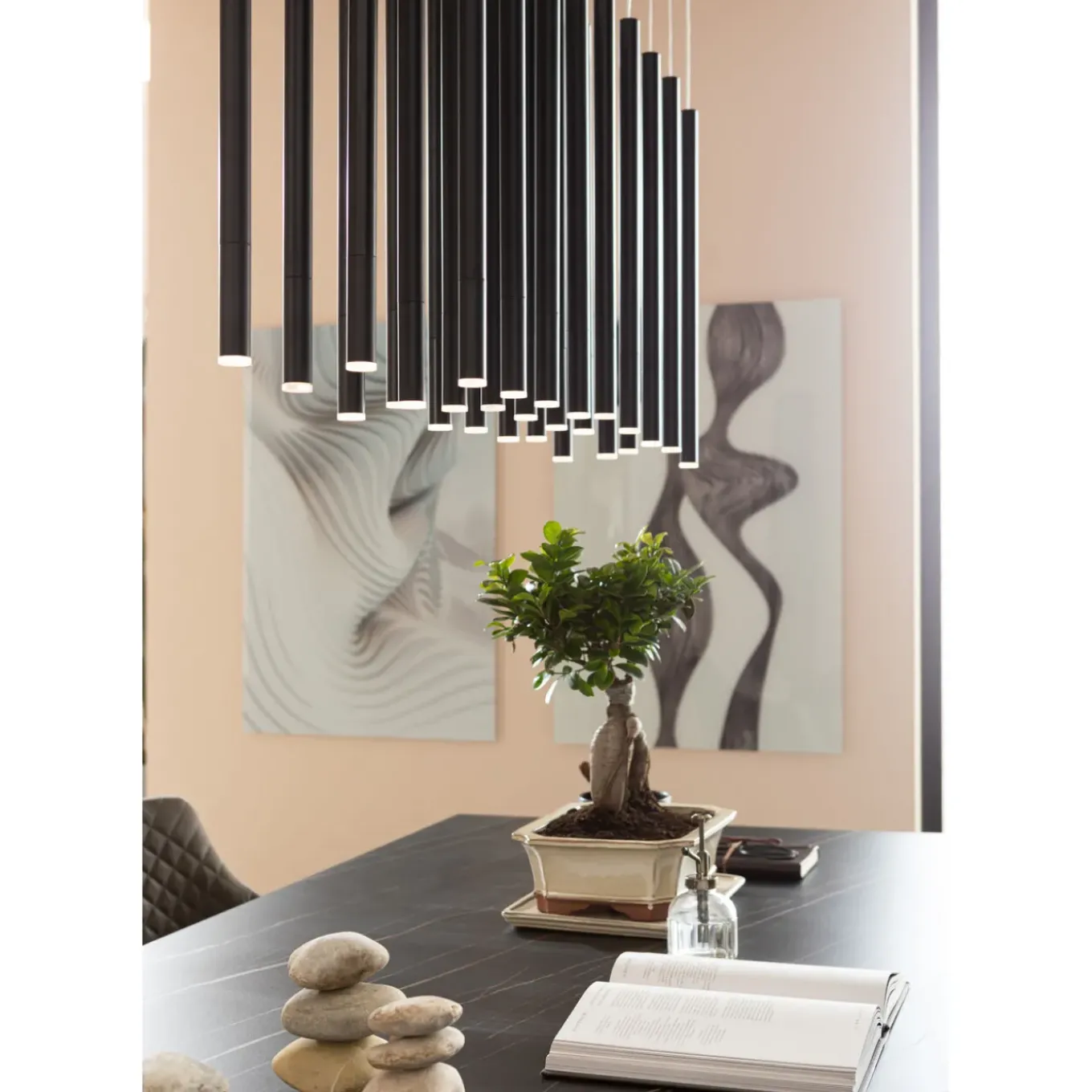 Table Gloria Noir Ceramique 200X100