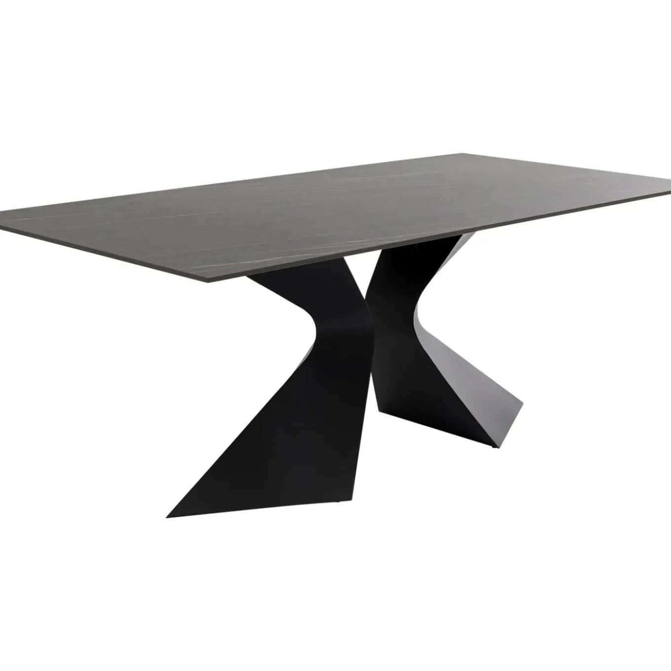Table Gloria Noir Ceramique 200X100