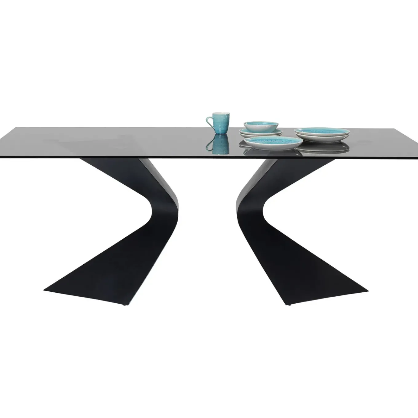 Table Gloria Noir 200X100Cm