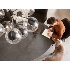 Table Grande Possibilita Noir 180X120Cm