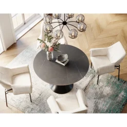 Table Grande Possibilita Noir O120Cm