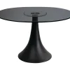Table Grande Possibilita Verre Fume O110Cm