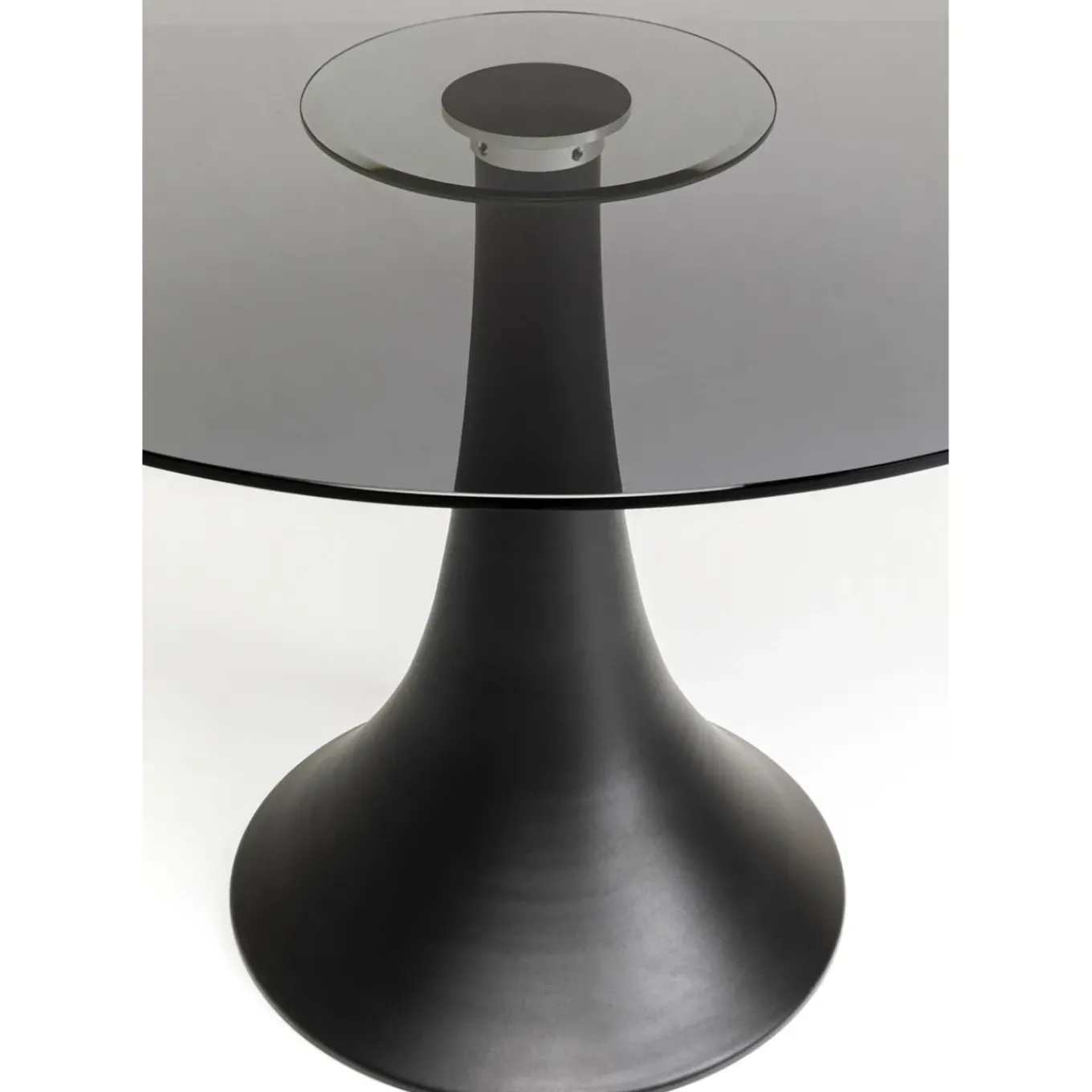 Table Grande Possibilita Verre Fume O110Cm