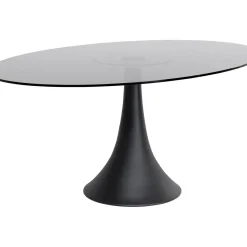 Table Grande Possibilita Verre Fume 180X120Cm