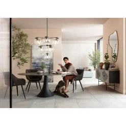 Table Grande Possibilita Noir 180X120Cm
