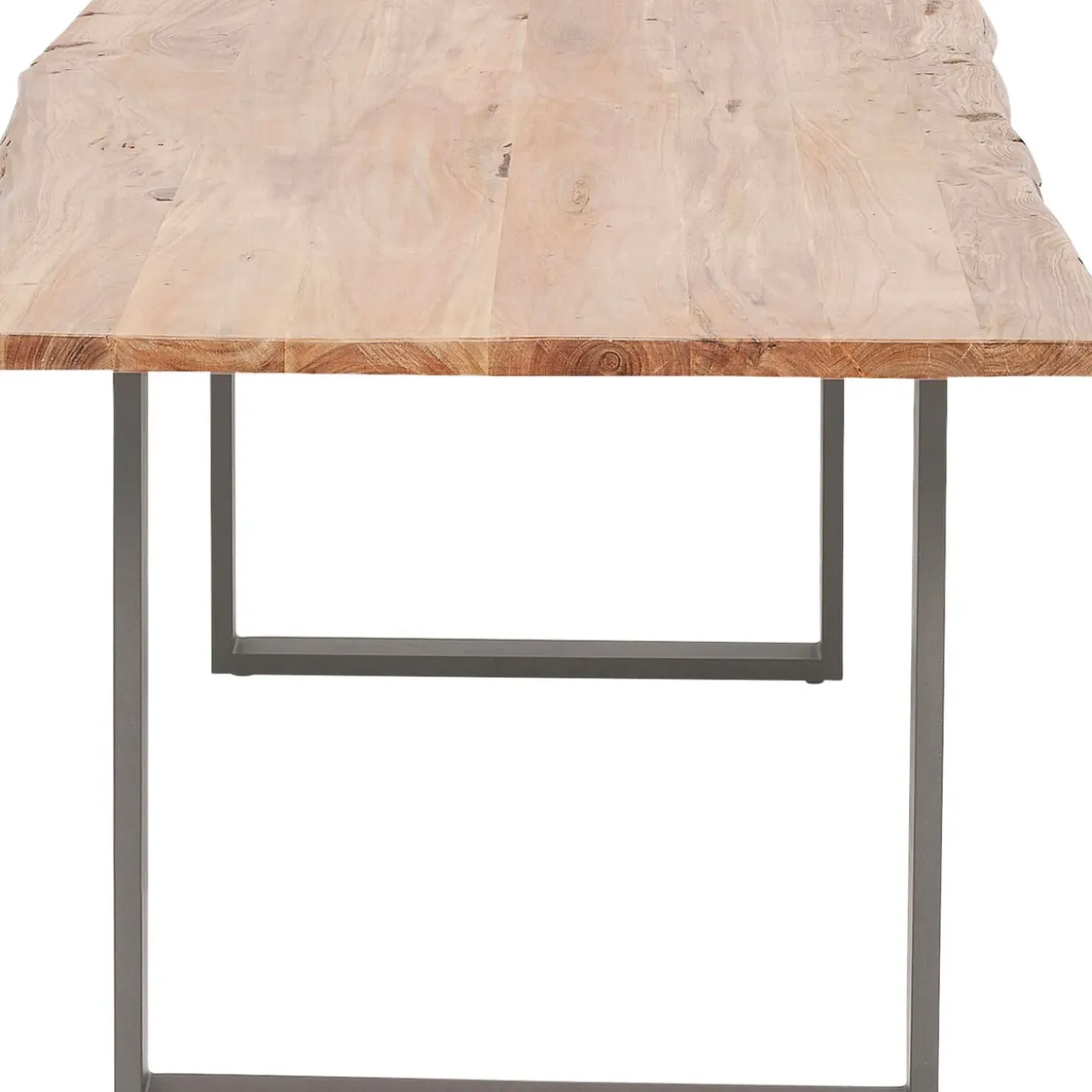 Table Harmony Acier Brut 180X90Cm