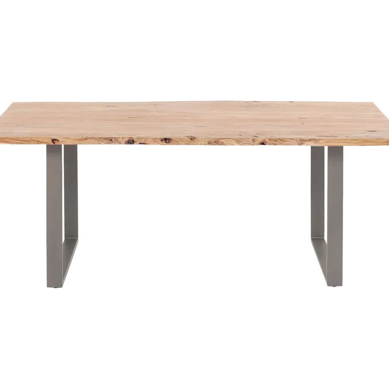 Table Harmony Acier Brut 160X80Cm