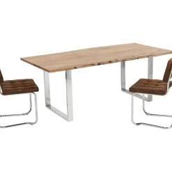 Table Harmony Chrome 180X90Cm