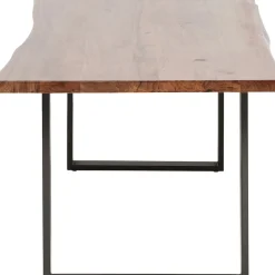 Table Harmony Fonce Acier Brut 200X100