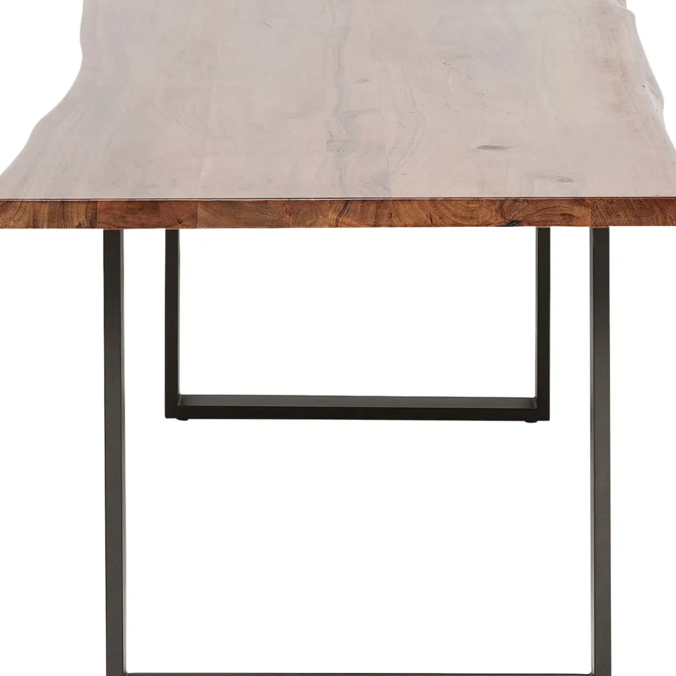 Table Harmony Fonce Acier Brut 200X100