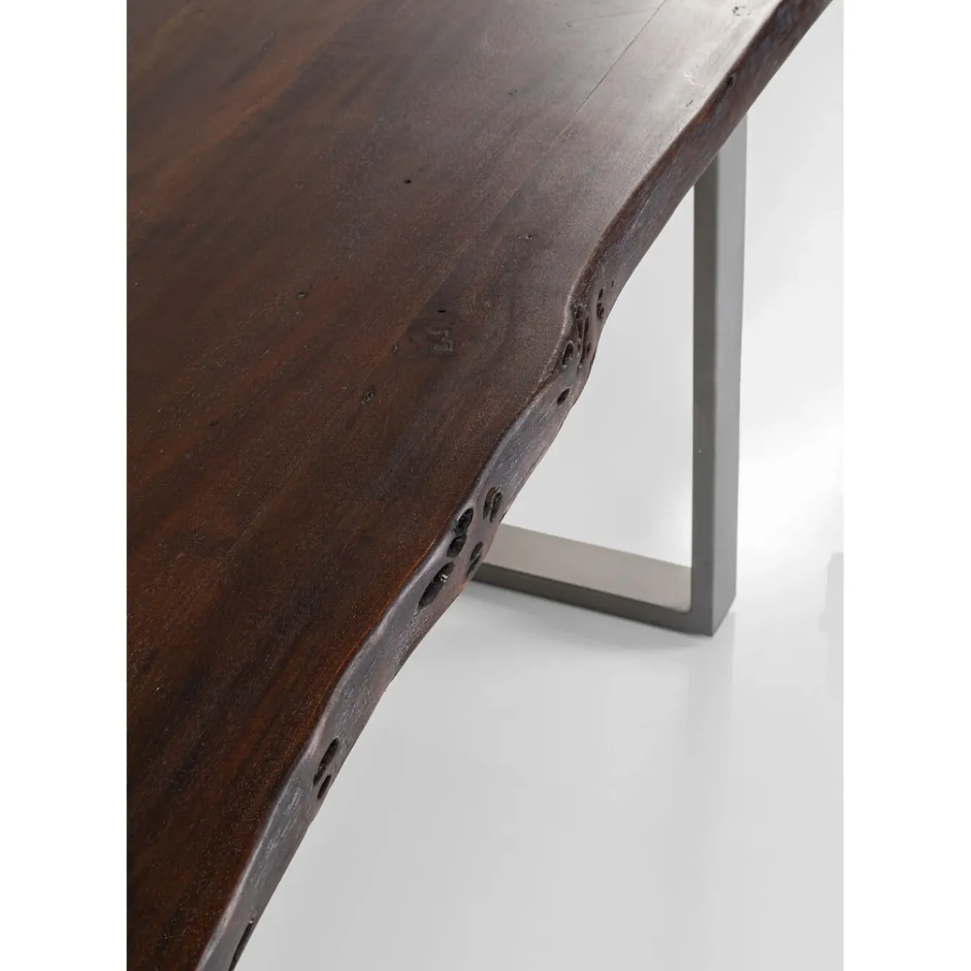 Table Harmony Fonce Acier Brut 200X100