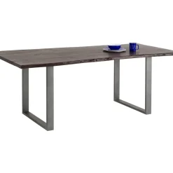 Table Harmony Fonce Acier Brut 200X100