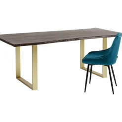 Table Harmony Fonce Acier Brut 200X100