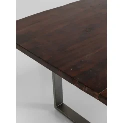Table Harmony Fonce Acier Brut 160X80