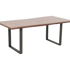 Table Harmony Fonce Acier Brut 160X80