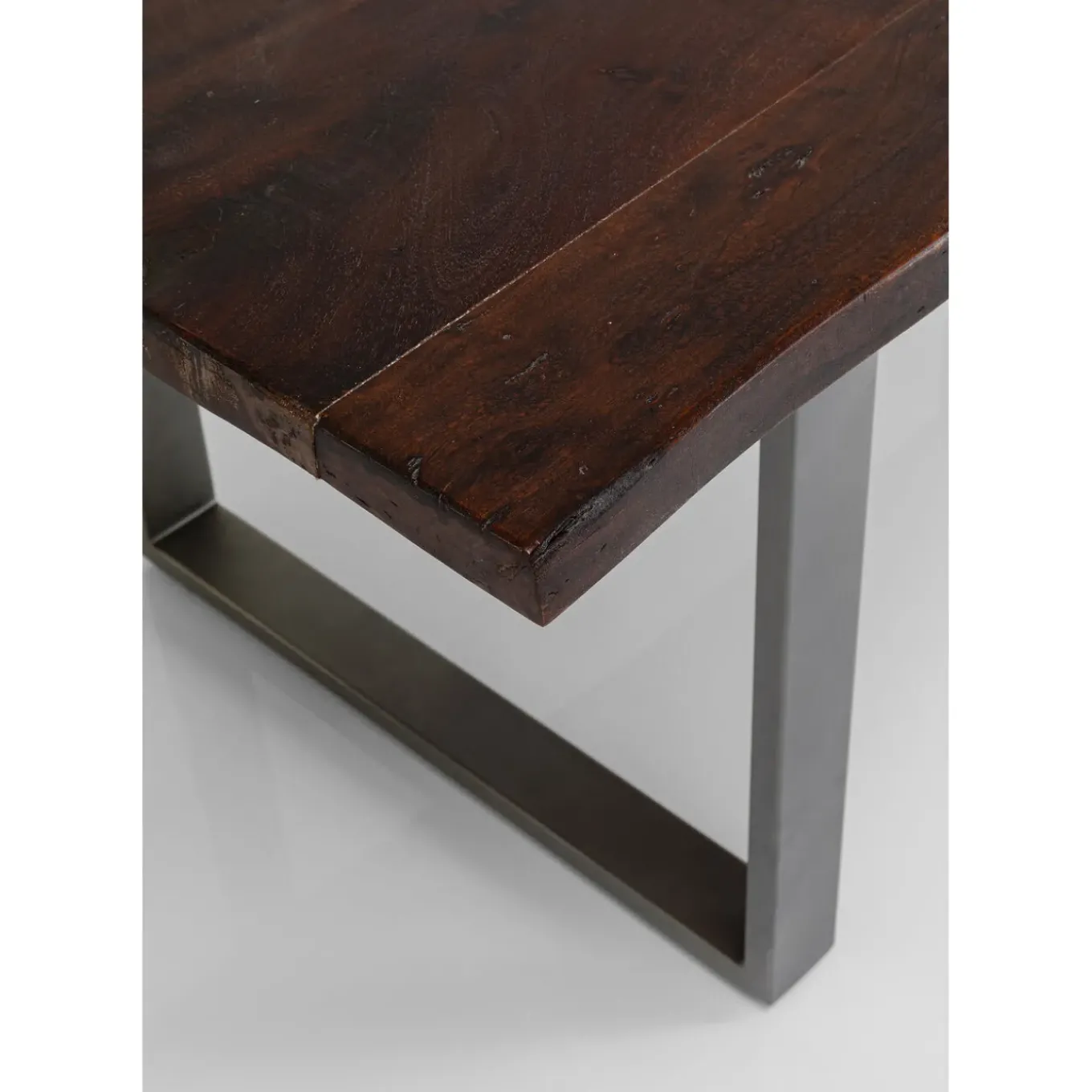 Table Harmony Fonce Acier Brut 160X80