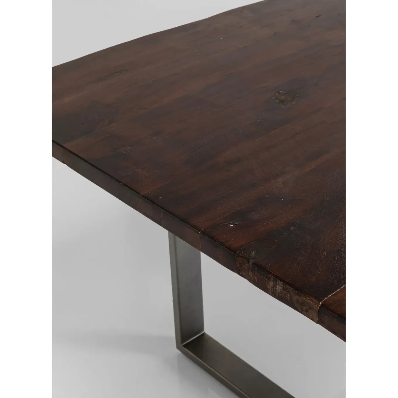 Table Harmony Fonce Acier Brut 160X80