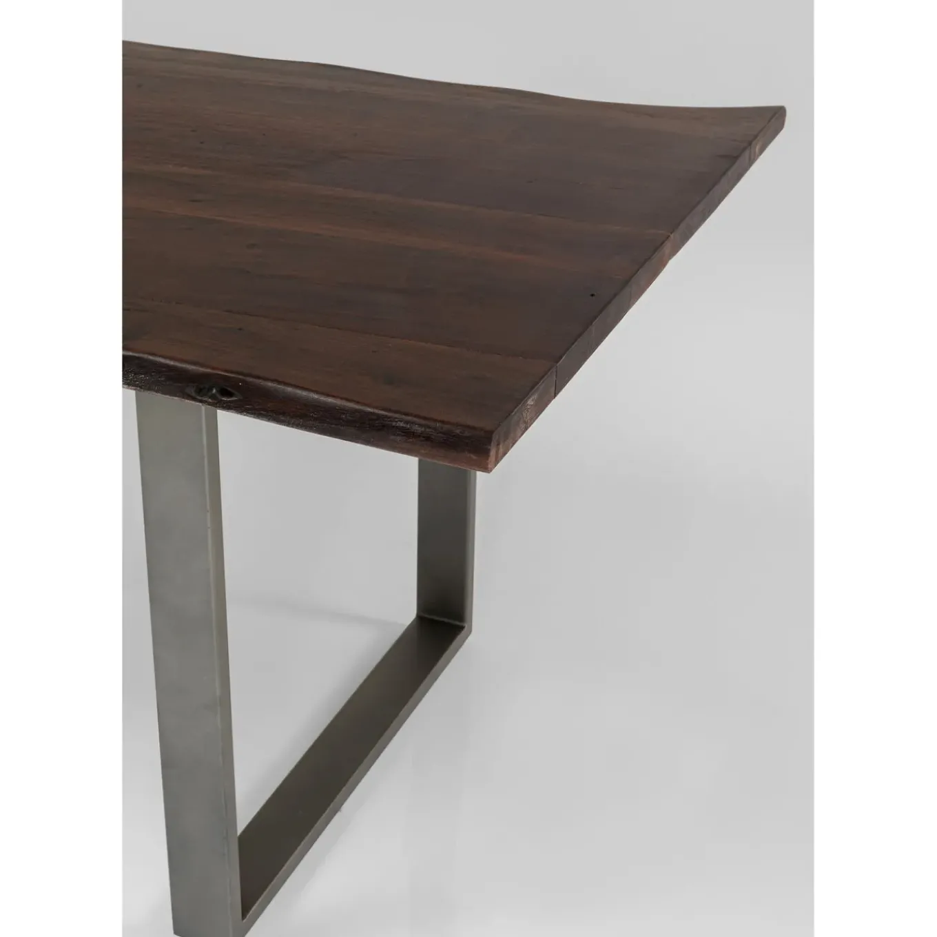 Table Harmony Fonce Acier Brut 160X80