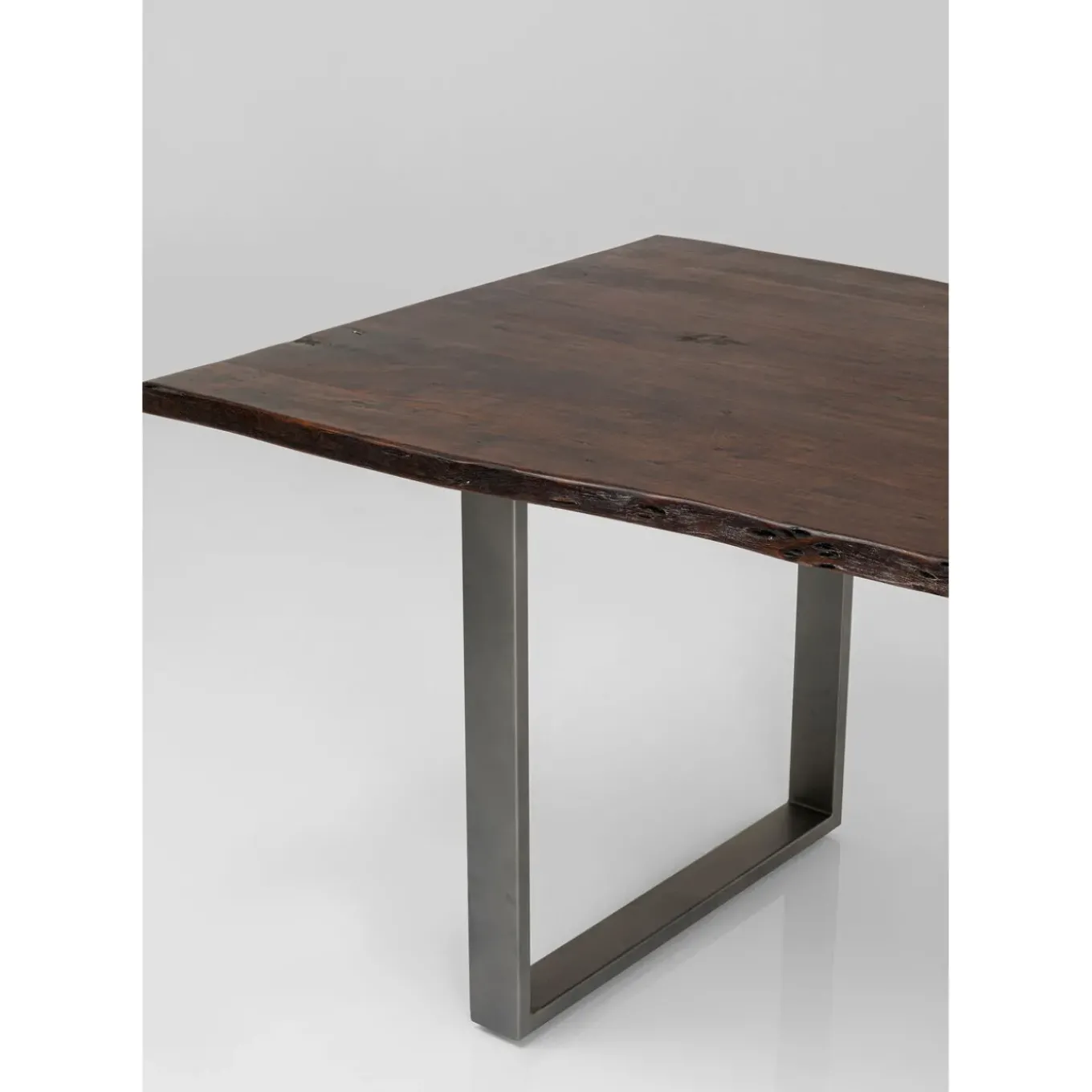 Table Harmony Fonce Acier Brut 160X80