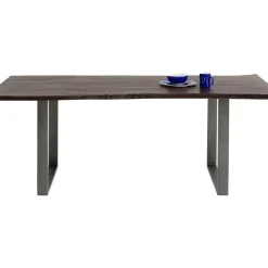 Table Harmony Fonce Acier Brut 160X80