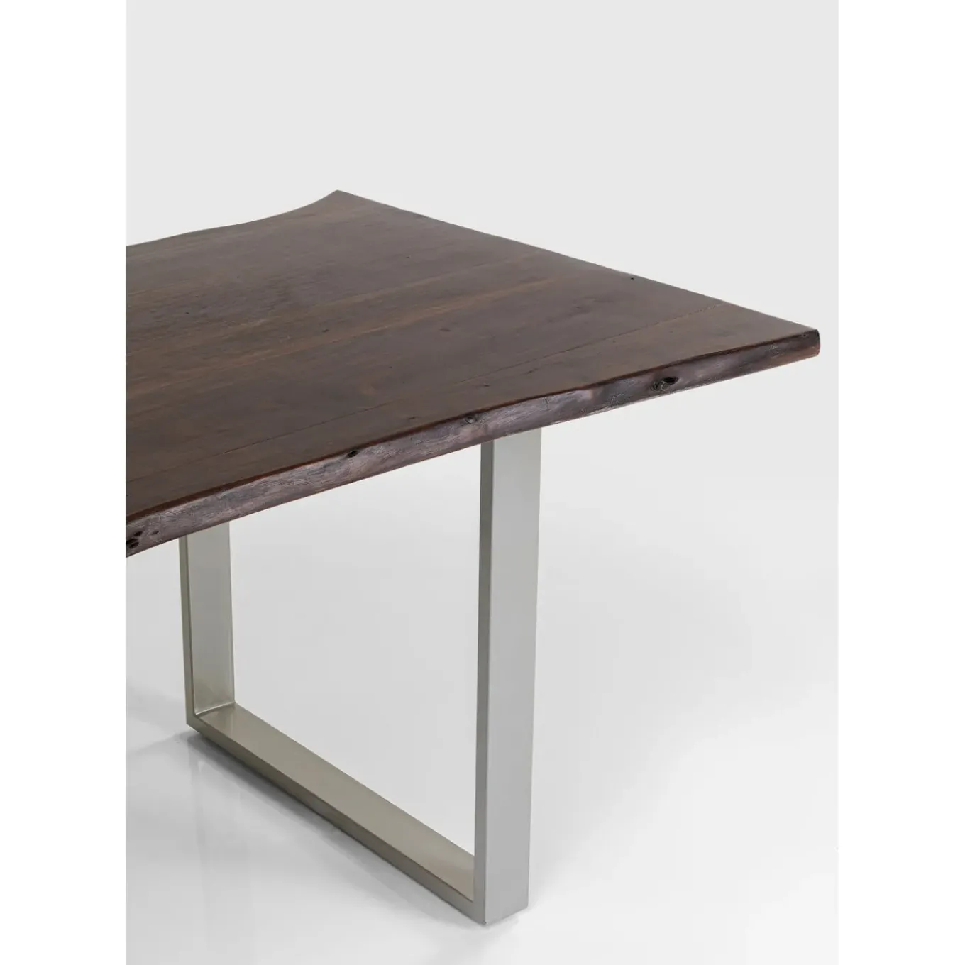 Table Harmony Fonce Argente 200X100