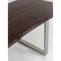 Table Harmony Fonce Argente 200X100