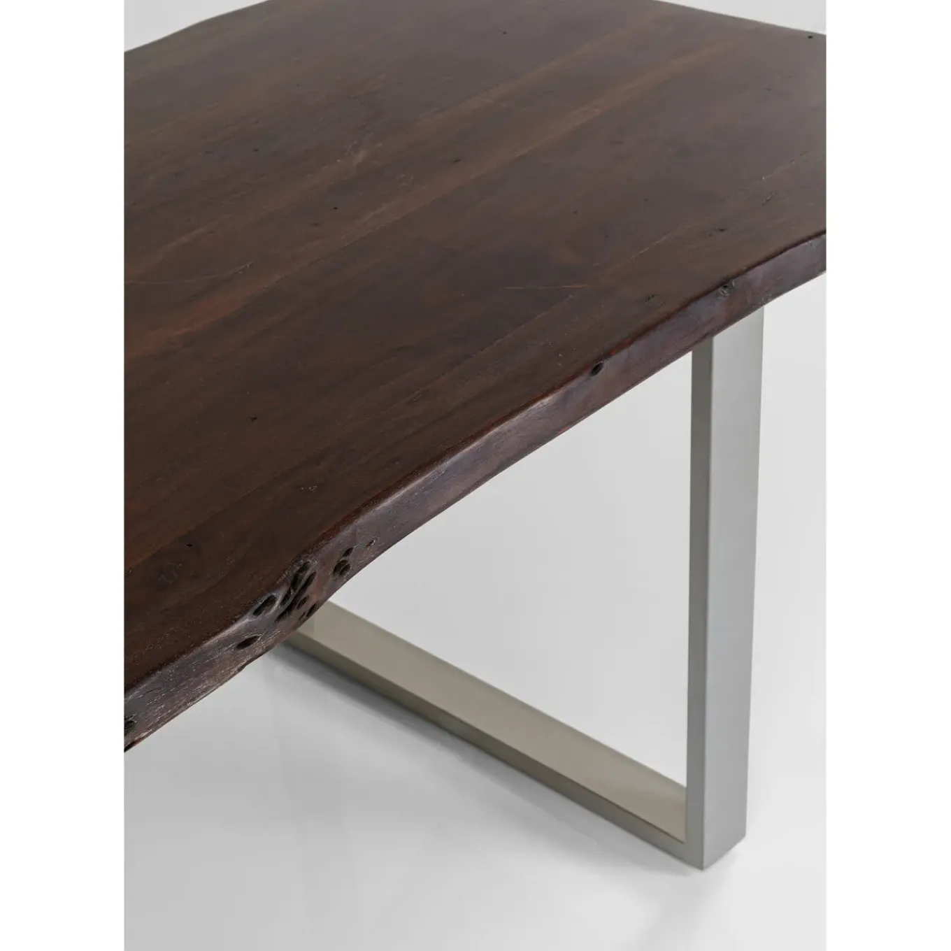 Table Harmony Fonce Argente 200X100
