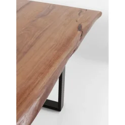 Table Harmony Fonce Argente 200X100