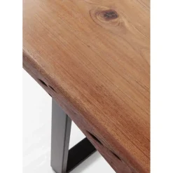 Table Harmony Fonce Argente 200X100