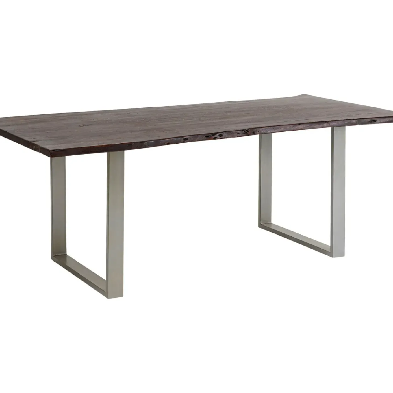 Table Harmony Fonce Argente 200X100