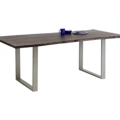 Table Harmony Fonce Argente 180X90