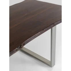 Table Harmony Fonce Argente 180X90