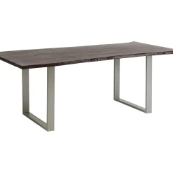 Table Harmony Fonce Argente 180X90