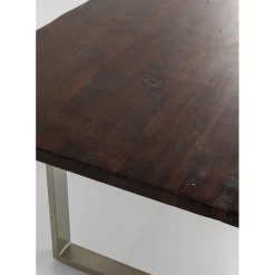 Table Harmony Fonce Argente 180X90