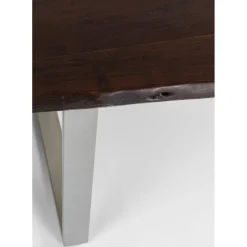 Table Harmony Fonce Argente 180X90