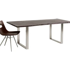Table Harmony Fonce Chrome 180X90Cm