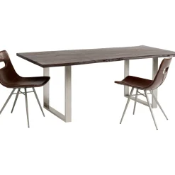 Table Harmony Fonce Chrome 200X100Cm