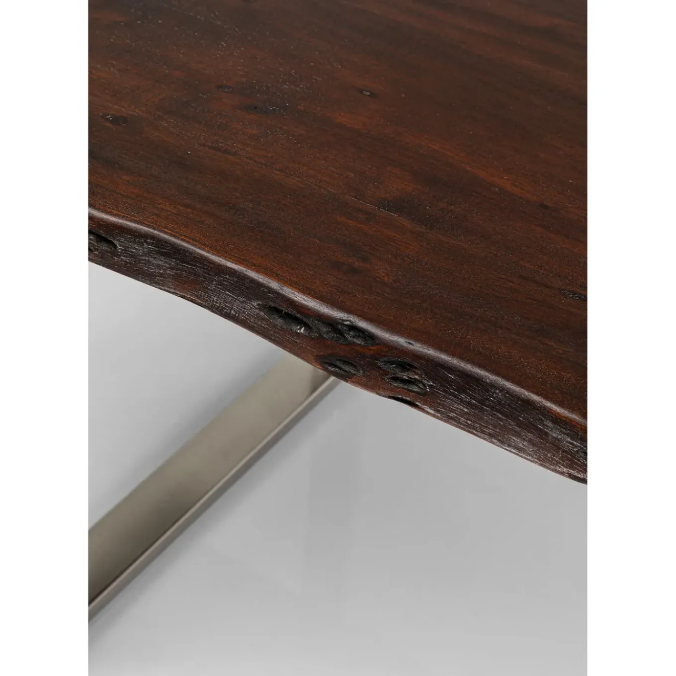 Table Harmony Fonce-Chrome 160X80Cm