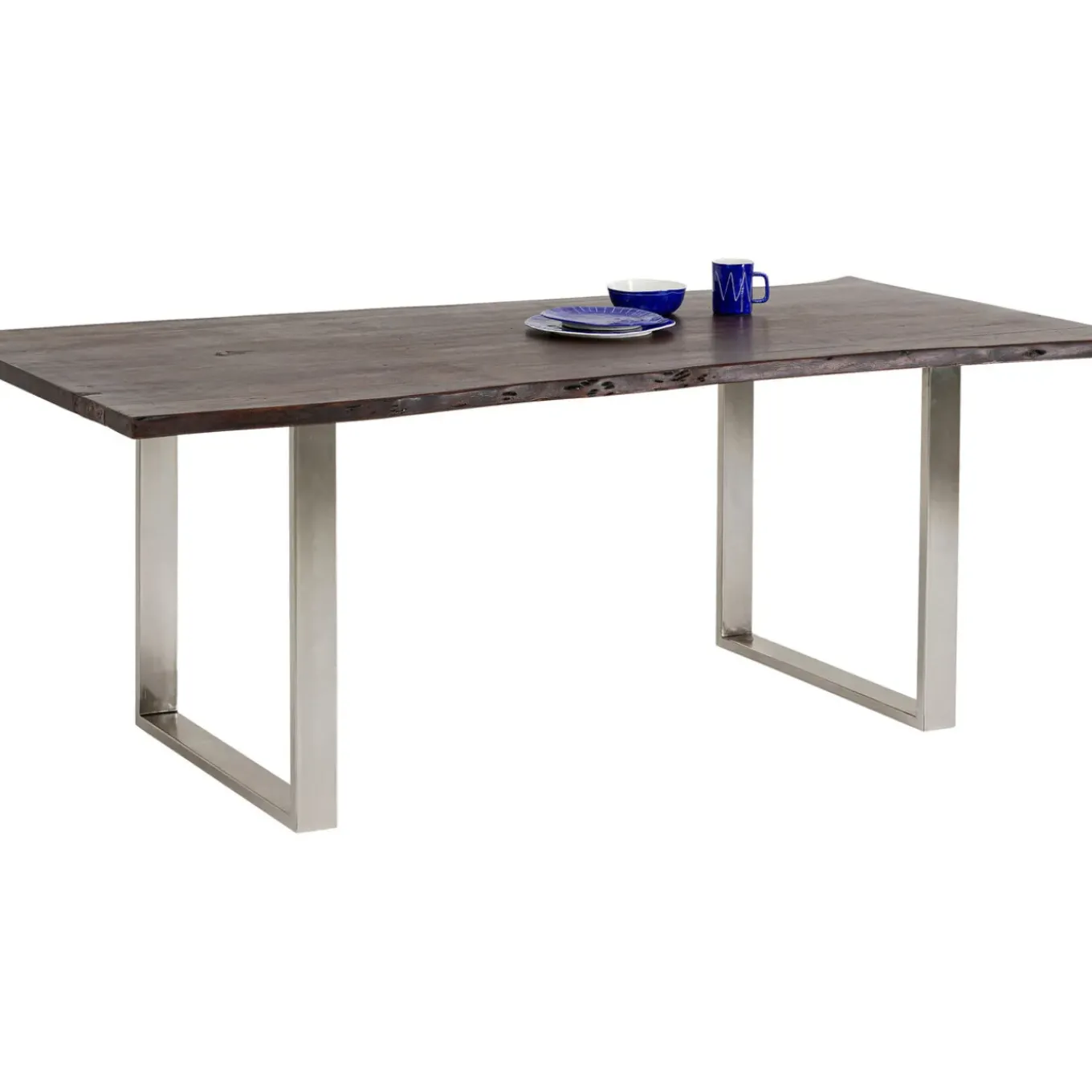 Table Harmony Fonce-Chrome 160X80Cm