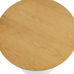 Table Invitation Set Chene Blanc O90Cm