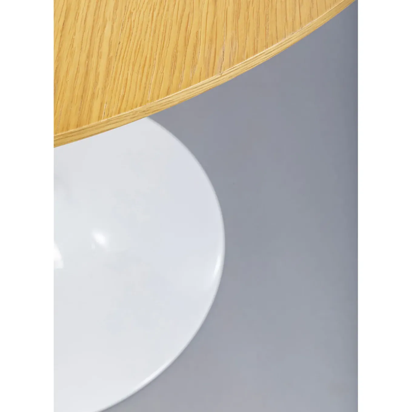 Table Invitation Set Chene Blanc O90Cm