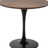 Table Invitation Set Noyer Noir O90Cm