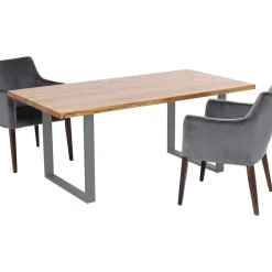 Table Jackie Chene-Acier Brut 160X80