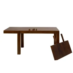 Table Momo A. 2 Rallonges 120(+40+40)X80Cm