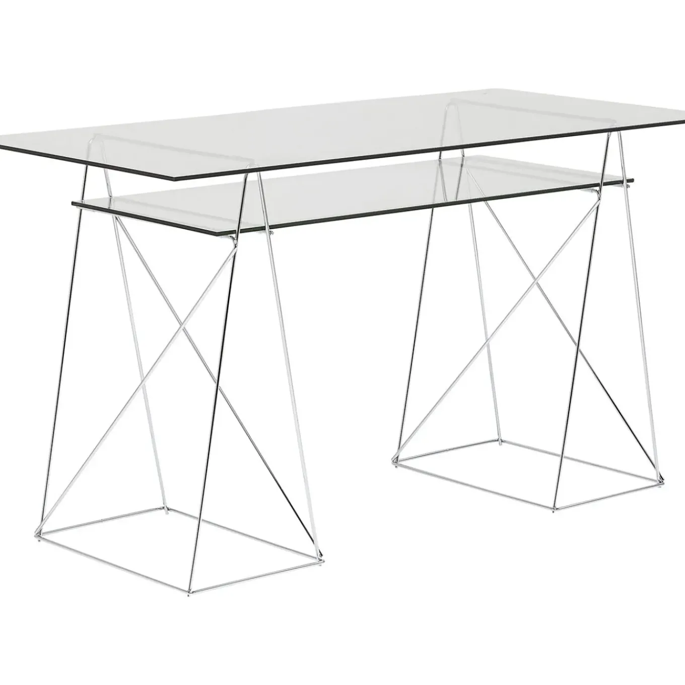 Table Polar Chrome 8 Mm (Verre Trempe)
