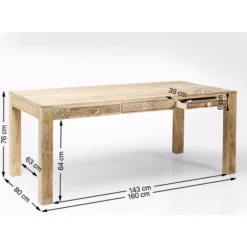 Table Puro Plain 160X80Cm