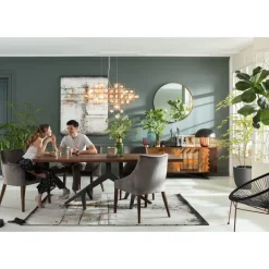 Table Roots Dark 220X100Cm