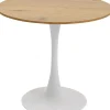Table Schickeria Chene Blanc O80Cm